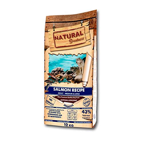 Natural Greatness - Natural Greatness Salmón Sensitive Medium & Large Ultra Premium - 468 - 12 Kg.