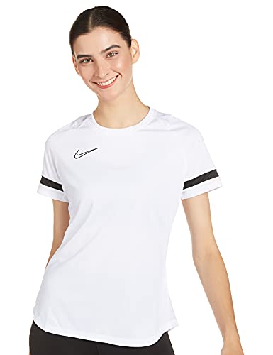 NIKE CV2627 W NK Dry ACD21 Top SS T-Shirt Women's White/Black/Black/Black M