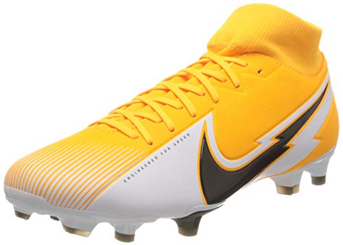 Nike Superfly 7 Academy FG/MG, Football Shoe Unisex Adulto, Laser Orange/Black-White-Laser Orange, 43 EU