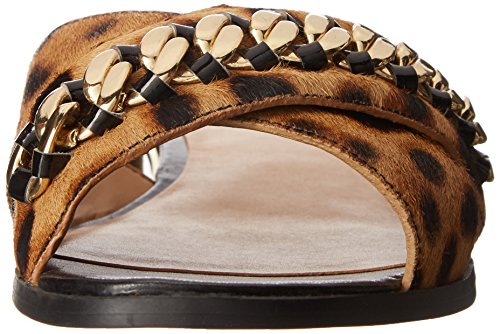 Nine West Xray Pony sandalia de vestir para mujer, Blanco (Natural Multi), 35.5 EU