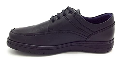 Notton 21 Zapato Confort Cordones Negro - 43