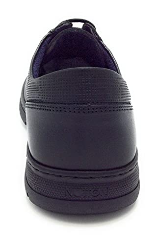 Notton 21 Zapato Confort Cordones Negro - 43