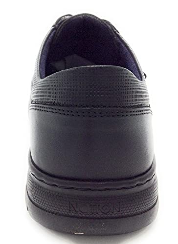 Notton 23 Zapato Confort Caballero Velcro Negro - 43