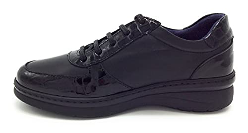 Notton 3216 Zapato Confort Cordones Negro - 38