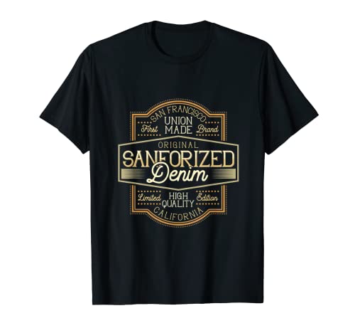 Original Sanforized Denim Camiseta