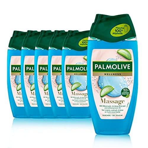 Palmolive Gel de Ducha Aroma Sensaciones Mineral Masajes, 6er Pack (6 x 250 ml)
