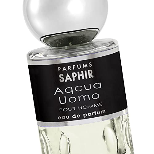 PARFUMS SAPHIR Acqua Uomo - Eau de Parfum con vaporizador para Hombre - 200 ml