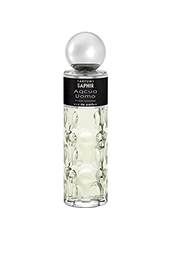 PARFUMS SAPHIR Acqua Uomo - Eau de Parfum con vaporizador para Hombre - 200 ml