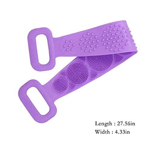 Pastillas de Ducha Exfoliante de la Espalda de Silicona, cepillos de Ducha Limpia de Piel Extra Larga, espueros Traseros, Hombres, Hombres, Hombres, Masaje de Toalla de baño para Hombres Mujeres