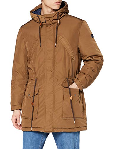 Pepe Jeans Spencer Impermeable, Marrón (887), Large para Hombre