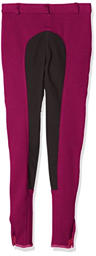 Pfiff 101197 - Pantalones de equitación para mujer, color Morado (Fuchsia Brown), talla 38