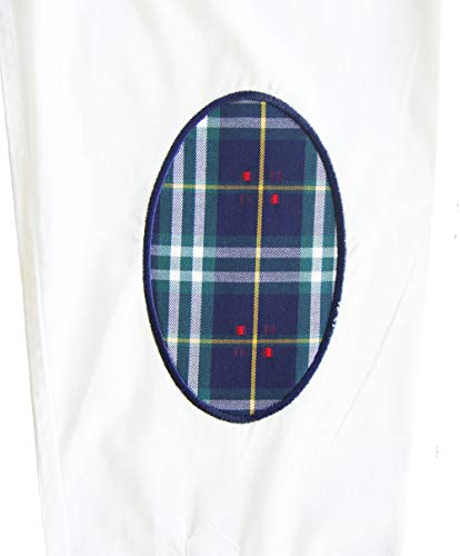 Pi2010 Camisa Bandera de España Hombre Blanco con Cuadro escoces, Fabricado en España Talla XXL