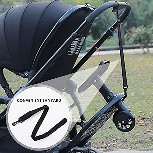 Plataforma para cochecito de bebé, universal, para niños de 3 a 7 años de edad, asiento desmontable, pedal auxiliar, carga máxima de 25 kg, para silla de paseo