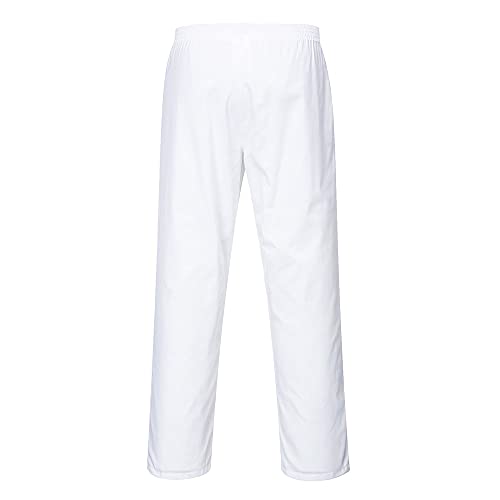 Portwest 2208 - Bakers Pantalones, color Blanco, talla 3 XL