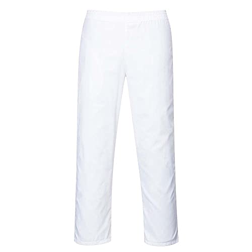 Portwest 2208 - Bakers Pantalones, color Blanco, talla 3 XL