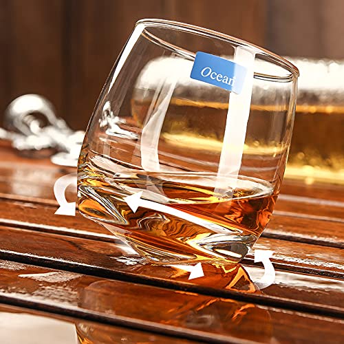QJTZ Spin Creative Roly-Poly Whisky Batillo de Vidrio Top Copa de Vino Whisky Tumbler Cup Taza de Cerveza para Bar Party Barato al por Mayor 0511 (Capacity : 270ml, Color : 1 Pieces)