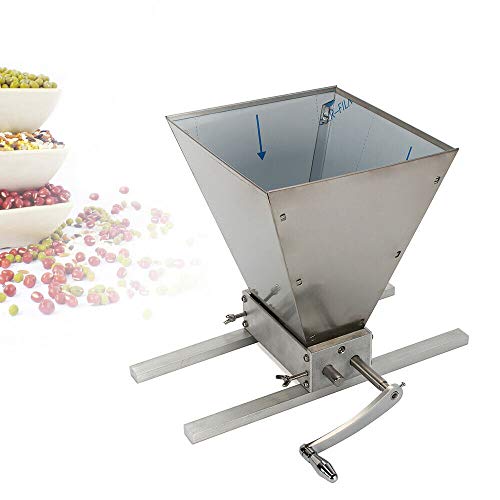 Rallador de cereales, 2 rodillos para cereales, 3,6 kg/min, molinillo manual de maíz, molinillo de cereales, funcionamiento manual