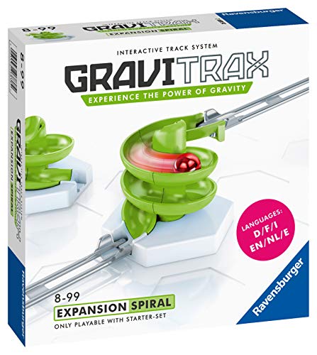 Ravensburger Gravitrax Espiral - Juegos de construcción para niños, Juego CTIM, 1+ Jugadores, Edad recomendada 8+ (26838)