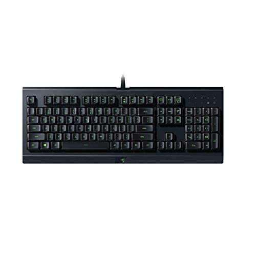 Razer Cynosa Lite - Teclado Gaming Esencial con iluminación Razer Chroma con LED RGB, USB, Teclas de Membrana, UK /US Layout, Negro