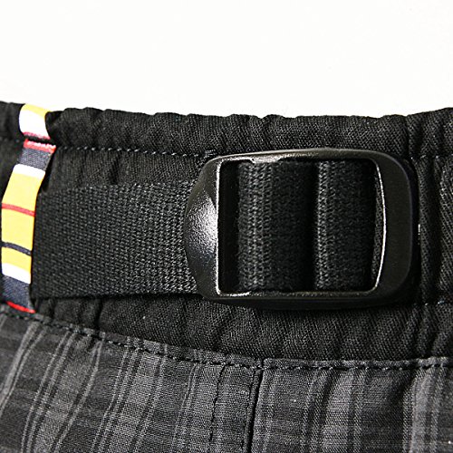 REJOICE Moth - Pantalones de Escalada para Hombre y Mujer (Unisex) con cuadritos para Boulder, Escalada, Trekking, Senderismo etc, Color Gris Oscuro, tamaño M