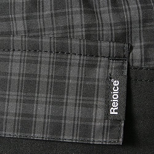 REJOICE Moth - Pantalones de Escalada para Hombre y Mujer (Unisex) con cuadritos para Boulder, Escalada, Trekking, Senderismo etc, Color Gris Oscuro, tamaño M