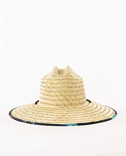 Rip Curl Men's Paradise Straw Lifeguard Sun Hat, Adjustable Straw Hat for Men