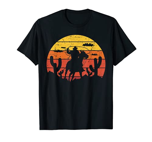 Saddle Western Cowboy Funny Retro Vintage Apparel Artículo Camiseta