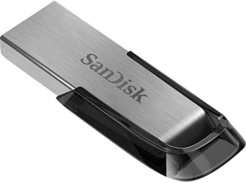 SanDisk Ultra Flair Memoria flash USB 3.0 de 128 GB, con carcasa de metal duradera y elegante y hasta 150 MB/s de velocidad de lectura, Negro