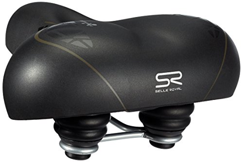 Selle Royal 6469 - Sillín de Bicicleta (Gel, suspensión de elastómeros), Color Negro