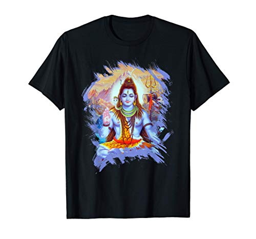 Shiva Hindu God Worshiping Camiseta