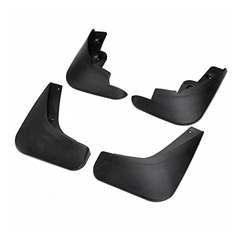 SHUAI Ajuste para Mazda 3 (BK) Hatchback M3 2004-2008 Coche Frente Trasero Ajuste para Guardabarros de Salpicaduras de Guardabarros Guardabotas (Color : Black)