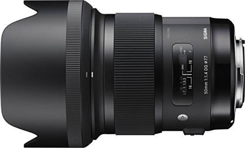 Sigma 50 mm, f/1.4 - Objetivo para Sony, montura de tipo A, (13/8, apertura f/1.4-16, 1x) negro