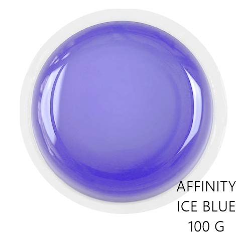 Silcare - Gel UV Affinity Ice Blue Grande 100 g - Gel moldeador anticalor, 60% de adhesión - Media/alta densidad para cubiertas y refill - 100 g