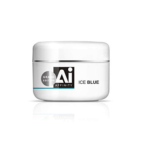 Silcare - Gel UV Affinity Ice Blue Grande 100 g - Gel moldeador anticalor, 60% de adhesión - Media/alta densidad para cubiertas y refill - 100 g