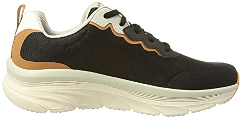 Skechers D'lux Walker, Zapatillas Hombre, Black, 42 EU