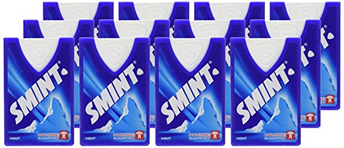 Smint Mints, Caramelo de Menta sin Azúcar, 12 Dispensadores de 40 Pastillas cada Uno