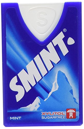 Smint Mints, Caramelo de Menta sin Azúcar, 12 Dispensadores de 40 Pastillas cada Uno