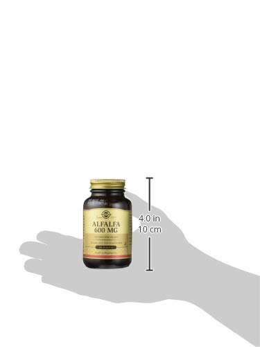 Solgar Alfalfa 600 mg Comprimidos - Envase de 100