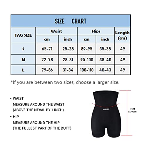 SOLO ACTFIT Pantalones Cortos para Mujer Faja Reductora Ropa Interior Cintura Alta Pantalones Moldeadores Adelgazante Shapewear (Negro, S)