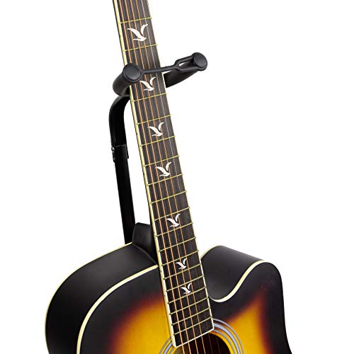 Soporte de guitarra RockJam vertical portátil universal para guitarra acústica, guitarra eléctrica y bajo