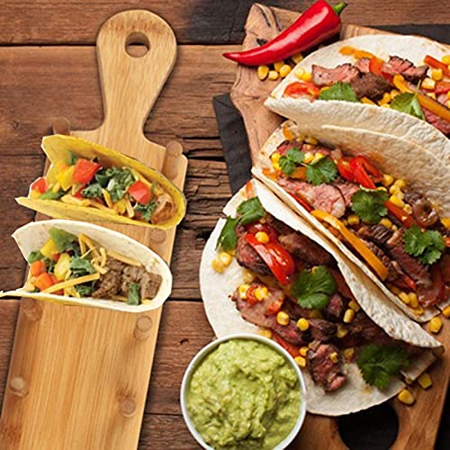 Soporte para Tacos, Bandeja para Tacos, Soporte Tacos Mexicanos, Bandejas para Tacos para Duros o Blandos Tacos Mexicanos Burritos Sandwiches