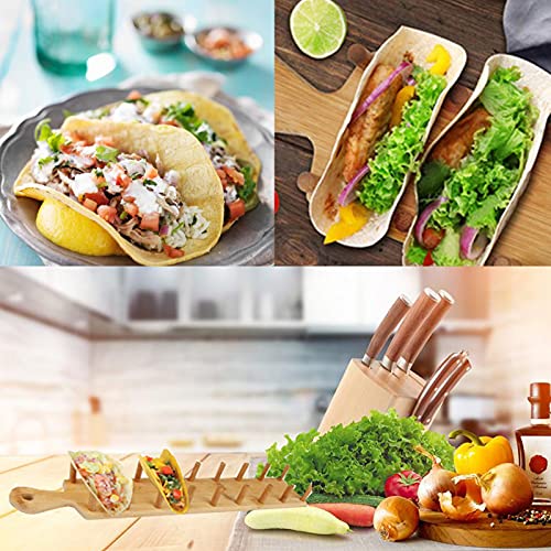 Soporte para Tacos, Bandeja para Tacos, Soporte Tacos Mexicanos, Bandejas para Tacos para Duros o Blandos Tacos Mexicanos Burritos Sandwiches