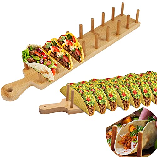 Soporte para Tacos, Bandeja para Tacos, Soporte Tacos Mexicanos, Bandejas para Tacos para Duros o Blandos Tacos Mexicanos Burritos Sandwiches