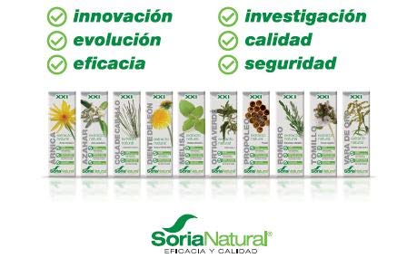 Soria Natural - EXTRACTO DE COLA DE CABALLO S. XXI - Extracto Natural - Fuerza uñas y cabello y disminuye retención de líquidos - 50 ml - Equisetum arvense (PACK2)