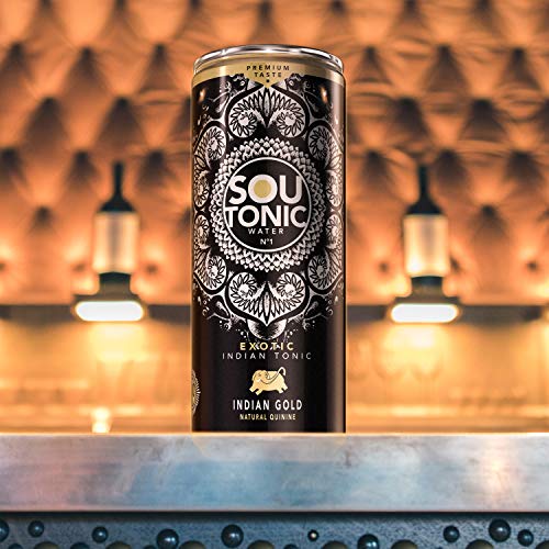 Sou Tonic Gold, Exotic Indian Tonic - 33cl (Quinina Natural) [Pack de 24]