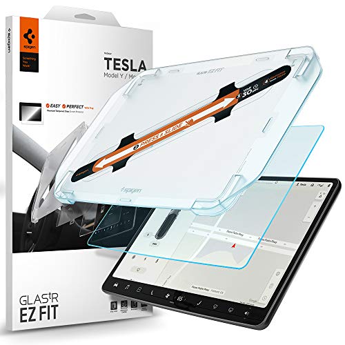 Spigen EZ Fit Anti Reflective Protector Pantalla para Tesla Model 3 y Tesla Model Y - 1 Unidad