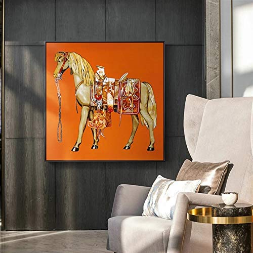 SSN Arte De La Pared Arabia Animal Clásico De La Pintura Abstracta Caballo Impresiones En Lienzo Cuadros De La Pared De Lujo For La Sala De Estar Moderna Decoración del Hogar
