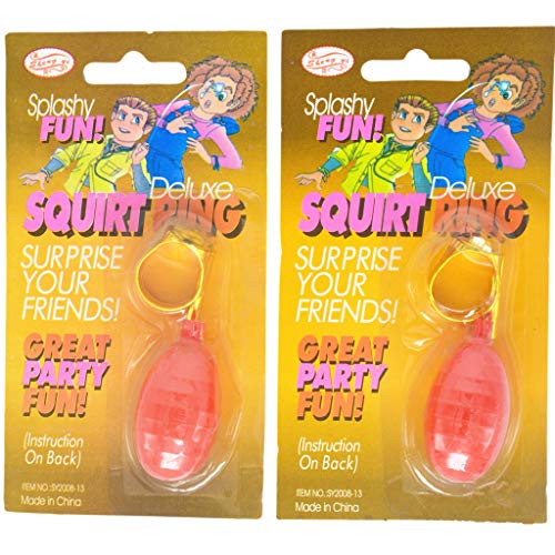 suoryisrty Water Squirt Ring Toys Party Prank Chistes Gag Fool's Day Party Favor Regalo