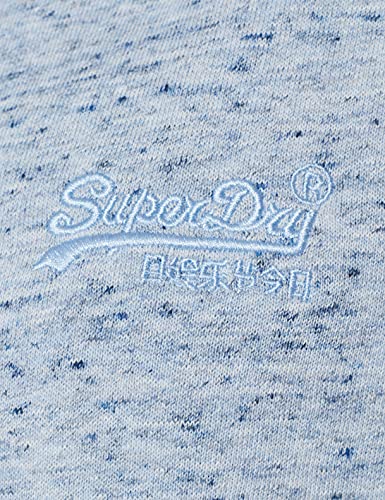 Superdry Vintage Logo Emb Zip Hood BB Sudadera con Capucha, La Blue Marl, M para Mujer