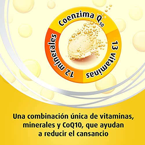 Supradyn Activo Multivitaminas para Todos con Vitaminas, Minerales y Coenzima Q10, Ayuda a Activar y Mantener tu Energía y Reducir el Cansancio, 30 Comprimidos Efervescentes